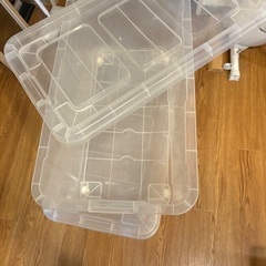 衣装ケース 3個セット 39×70×30 クリアタイプ 押入れ用 深型の画像