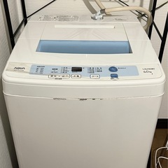 AQUA 洗濯機　2015年購入の画像