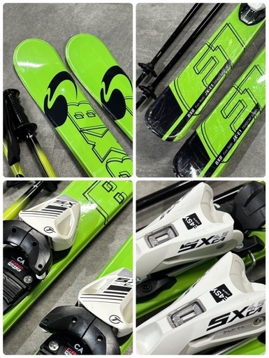 札幌限定 B×B ジュニアスキー 118cm ブーツ20.0cm C12 札幌限定 B×B