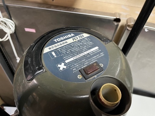 TOSHIBA 乾湿両用 電気集塵機 PCV-20A 動作確認済 ドライ&ウェット 業務用 集じん機 吸込みOK！ 中古品 東芝 ④