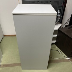 高さ調節可　ニトリ　白　靴箱　収納の画像