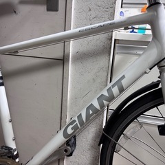 GIANT ESCAPE ホワイト 3✖︎8段変速 700Cの画像