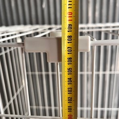 中古アイリスオーヤマ ホワイトキャットケージ 2段構造 (たらちゃん