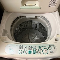 【終了しました】洗濯機　TOSHIBAの画像