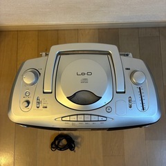 CDプレイヤー　ラジオ付　ラジカセの画像