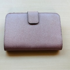 FURLA 二つ折り財布 ピンクベージュの画像