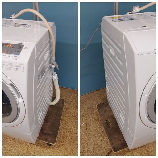 HITACHI 日立 ドラム式洗濯乾燥機 洗濯/乾燥 11.0kg/6.0kg 2022年製 BD-SG110HL