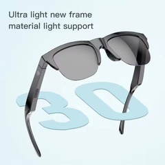 サングラスメガネ通話アウトドアスポーツヘッドフォン 中古品の画像