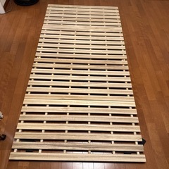 シングル すのこ 折りたたみ  二つ折り　すのこベッドの画像