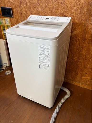 A2001 Panasonic パナソニック 縦型洗濯機 7kg 2022年製　