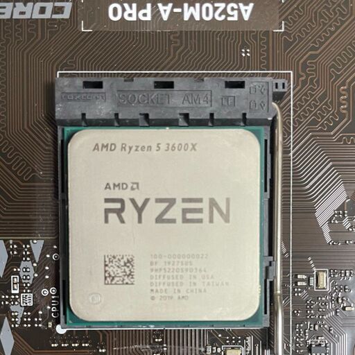 【取引中】【値下げしました】AMD Ryzen 5 3600X マザーボード