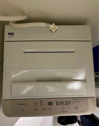 【2024年製】パナソニック洗濯機 6.0kg（※2/15〜2/18引取限定）