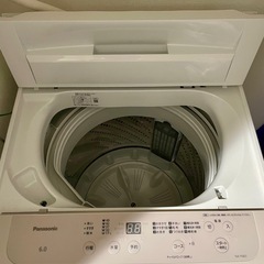 【2024年製】パナソニック洗濯機 6.0kg（※2/15〜2/18引取限定）の画像
