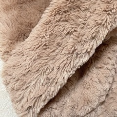 【まだまだ使っていただける中古】とってもなめらか❤︎スヌード　ベージュの画像
