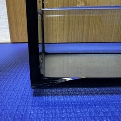 ガラス水槽　中古品　一部ヒビ有りの画像