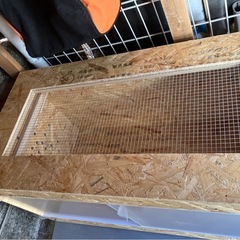 【再投稿】未使用　爬虫類 木製飼育ケージの画像