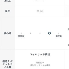 nellマットレス　セミダブル
の画像