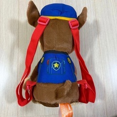 パウパトロール チェイス ぬいぐるみリュックの画像