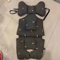 メラビー　ベビーカークッション　キャンディ柄　の画像