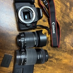 【レンズ2本セット】Canon EOS Kiss x8iの画像