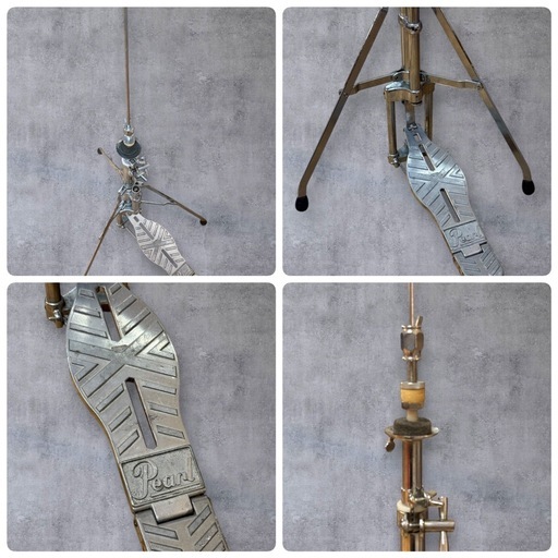 【2個SET】Pearl ハイハットスタンド シンバルスタンド USED