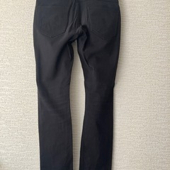 unrelaxing ブラックデニム パンツ L ダメージジーンズの画像
