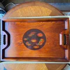 未使用品‼️木製漆器おぼんの画像