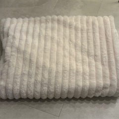 美品 電気毛布 ホワイト　ふわもこ  毛布 ふわふわ の画像
