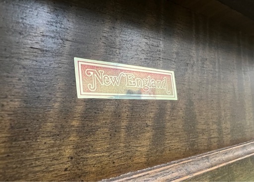 【最高級ライン】コスガ家具 New England 矢羽根貼り センターテーブル アンティーク家具