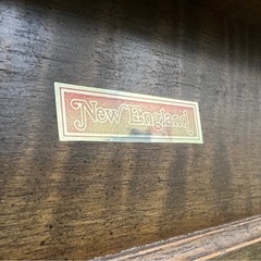 【最高級ライン】コスガ家具 New England 矢羽根貼り センターテーブル アンティーク家具の画像