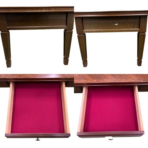 最高級ライン】コスガ家具 New England 矢羽根貼り センターテーブル