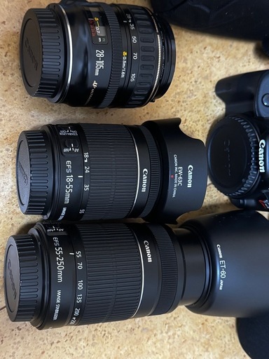 【お取引完了】Canon EOS Kiss X7 ダブルズームキット＋付属品多数セット