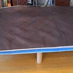 【美品】【神戸での手渡し限定】無印良品スノコベッド　脚20cm、防湿シート、帝人マット、転落防止柵付き　使用1年半の画像