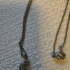 ネックレス キュービックジルコニア シンプル シルバーの画像