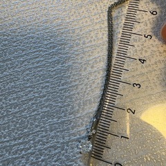 ネックレス キュービックジルコニア シンプル シルバーの画像