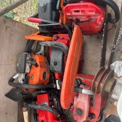 エンジンチェーンソー6本の画像