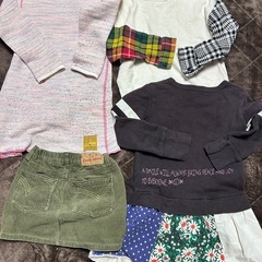 子ども服　110 120 トップス　ワンピース　スカートの画像