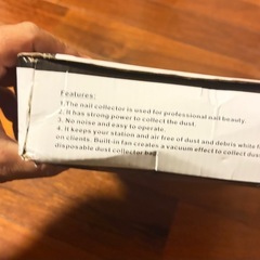 【未使用】ネイル ダストコレクター 卓上埋め込み型｜未開封・箱あり
の画像