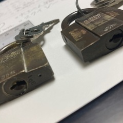 経年変色あり　南京錠 　1個100円の画像