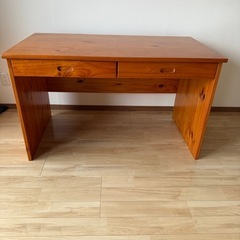 ファックス台・扇風機・ダイニングテーブル・本棚・デスク・ゴミ箱の画像