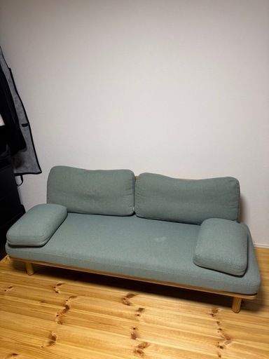 コアラソファ CHILLAX グリーン (としぼん) 善行のソファ《2人掛け