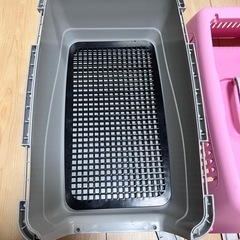 動物クールキャリー ピンク キャリーバッグの画像