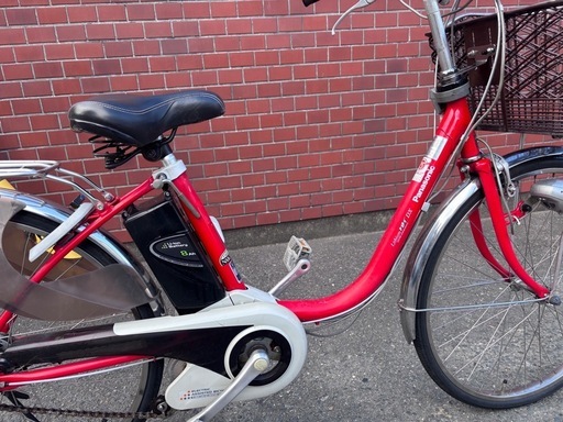 Panasonic電動アシスト自転車 赤シティタイプ (くま) 東大阪の電動