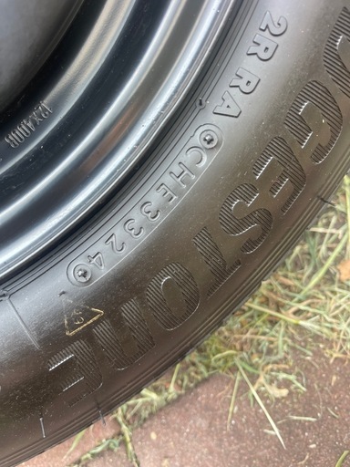 新車外し　ダイハツ　アトレー ハイゼット　トラック　145/80-12 鉄チン　４本セット