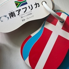 戸田デザイン研究所 リングカード 世界の国旗 知育玩具の画像