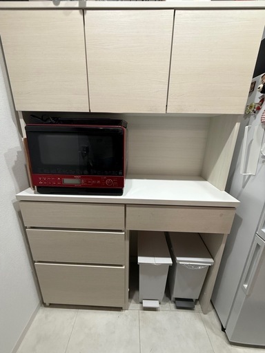 ニトリ　シンプルキッチンボード120 ホワイト