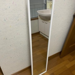 【美品】ニトリ壁掛けミラー/鏡の画像