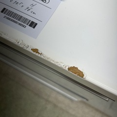 リユースのサカイ東金店 NITORI レンジ台 白 ※左下引き出し穴あり TJ17257の画像