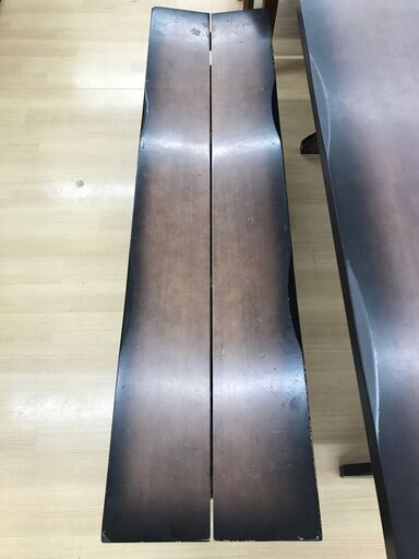 A-1181【リユースのサカイ野々市店】ジモティ来店特価‼ ダイニングセット ダークブラウン ※欠品あり ※クリーニング済み