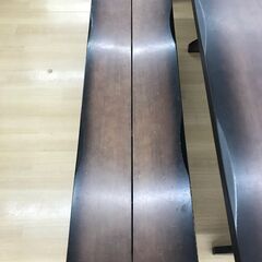 A-1181【リユースのサカイ野々市店】ジモティ来店特価‼ ダイニングセット ダークブラウン ※欠品あり ※クリーニング済みの画像